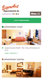 Mobile Screenshot of eigenart-appartement.de